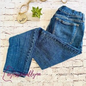 J. Crew | Women's Straight Leg Dark Wash Blue Jeans